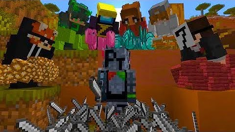 Minecraft Random Item Challenge VS 6 Hunters