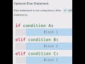 day19👉Python else in Loops & Conditions | Optional Statement Explained #python #coding #elsewhere