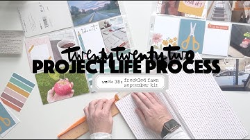 2022 Project Life Process: Week 38 Freckled Fawn September Kit