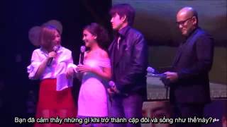 Vietsub 140425 Aomikes Interview On Stage At Full House The Special Live Party