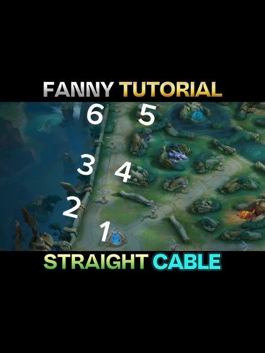 FANNY BEST STRAIGHT CABLE IN ALL LANES #shorts #mlbb #fanny #mobilelegends