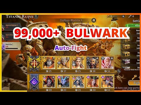 Watcher Matrix Watcher of Realms Matrix 1 Bulwark Form 99,000+ Score Auto Fight ...
