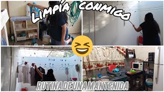 LIMPIEZA ● RUTINA DE UNA MANTENIDA  ✅️ ORGANIZANDO MI CASA #limpieza #hogar