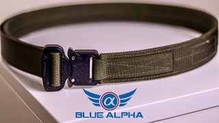 Blue Alpha Gear EDC Belt Review!!!