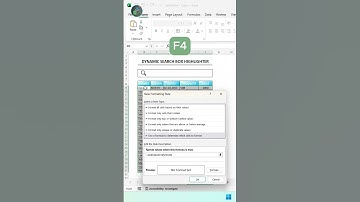 Excel Search Bar Highlighter 🔍 | Find & Highlight Instantly! #shorts