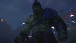 Marvel Avengers Hulk In Thor Ragnarök Movie Skin Cosmic Threat: Our Town Side Mission