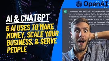 6 Ways chatGPT Makes You Money Online