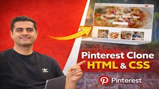 Build Pinterest Clone with HTML & CSS | Masonry Layout Project for Beginners