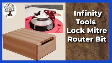 Infinity Tools Lock Mitre Bit - Making a Lock Mitre Coffee Pod Stand with pull out Drawer