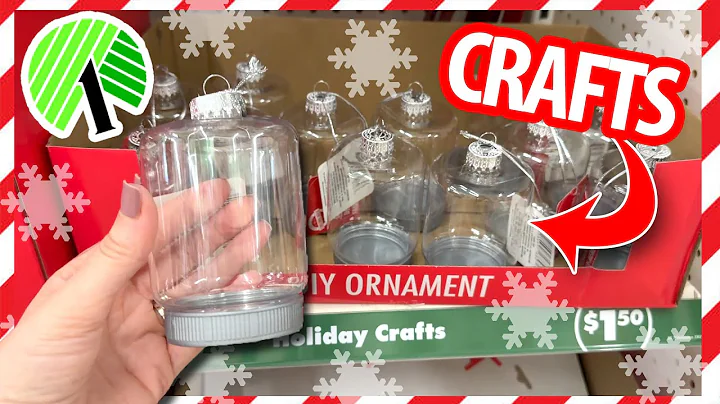 🎄Grab CLEAR ORNAMENTS from Dollar Tree for these GENIUS Christmas DIYs & ideas!