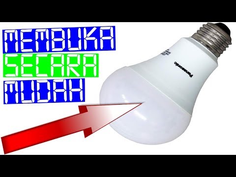 cara membuka casing lampu led philips panasonic mudah cara membuka casing lampu led philips panasonic mudah