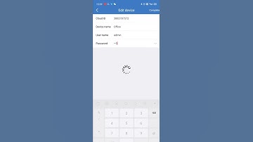 How to solve the device wrong password on EseeCloud