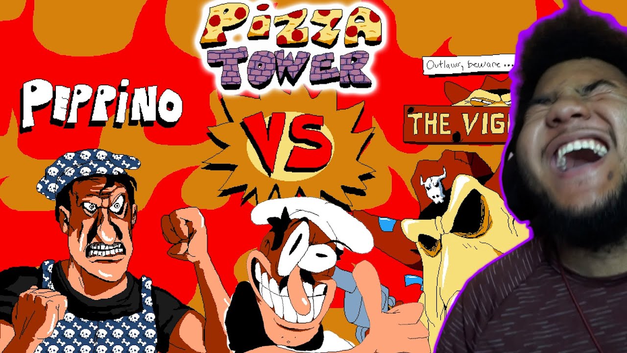 PIZZA TOWER FLOOR 2 IS FREAKING CRAZY!!! (The Vigilante Boss Fight) YouTube