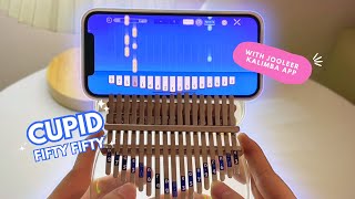 Cupid - FIFTY FIFTY 피프티 피프티 | Easy Tutorial With Jooleer Kalimba App Resimi