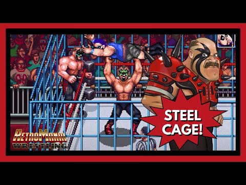 Road Warriors vs. bWo in a STEEL CAGE! | RetroMania Wrestling Gameplay