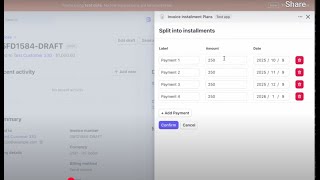 Stripe Invoice Installments App