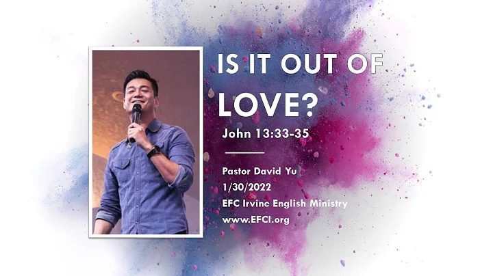 Is this out of Love? Pastor David Yu