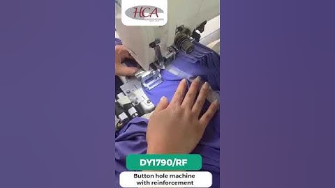 Button Hole Machine With Reinforcement | DY1790/RF | HCA