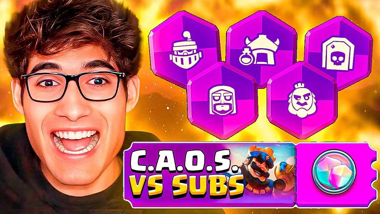 🗿JUGUÉ C.A.O.S VS SUSCRIPTORES | AHORA SI PUEDEN GANARME ❓
