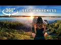 Increase awareness  live in the present moment  immersive guided meditation  4k vr360