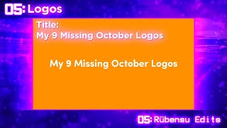 05 Logos - My 9 Missing October Logos