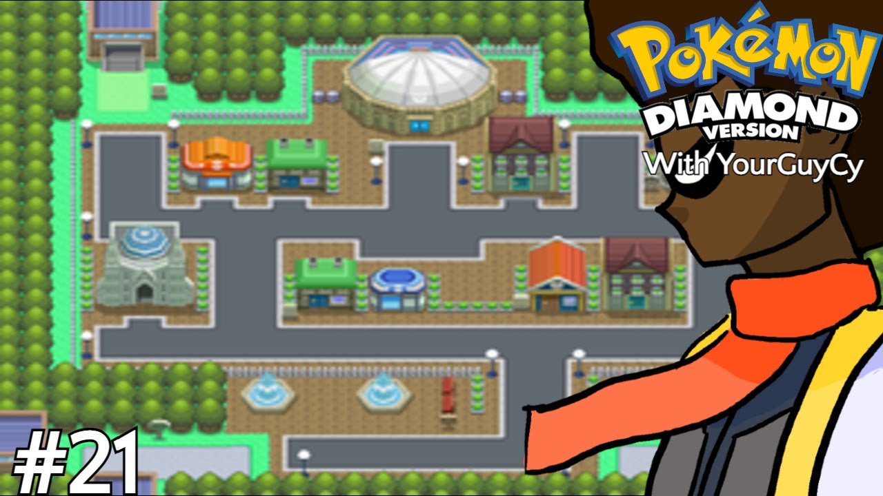 Hearthome City Tour Pokemon Diamond Gameplay Part 21 YouTube