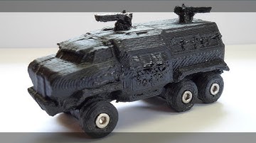 Delta 3D Printer - Printing a Sunderer