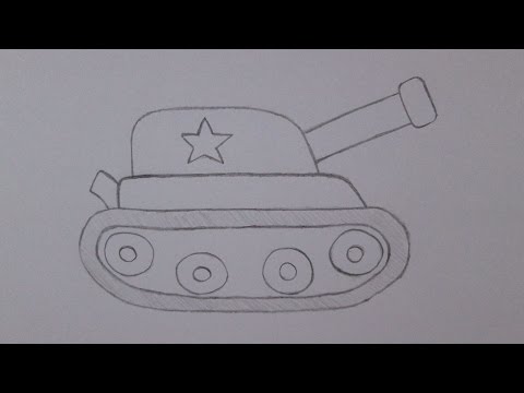 Vídeo: Como Desenhar Um Tanque Para Uma Criança