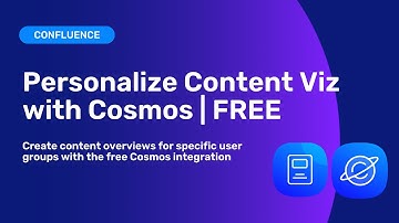 Personalize Content Viz overviews with Cosmos | FREE Integration