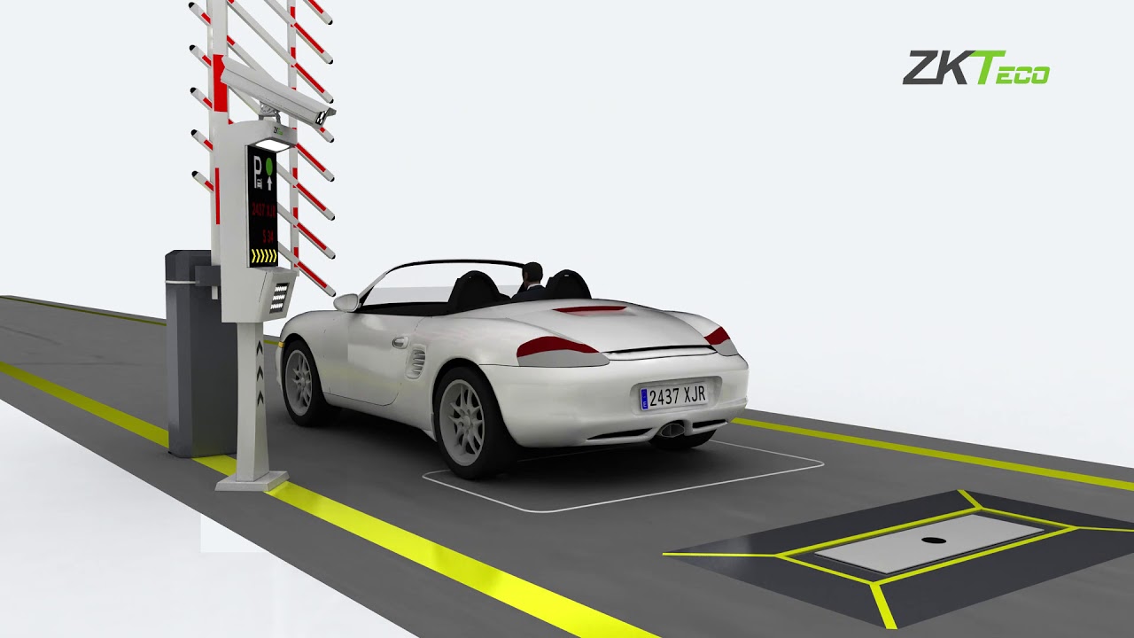 License Plate Recognition Parking Management System Demonstration Video