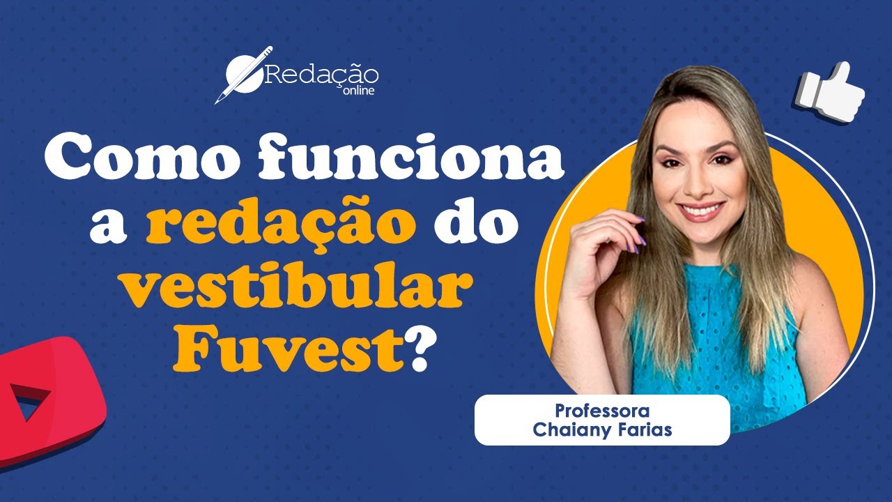 Como funciona a redação da FUVEST? | DICAS DE REDAÇÃO - YouTube