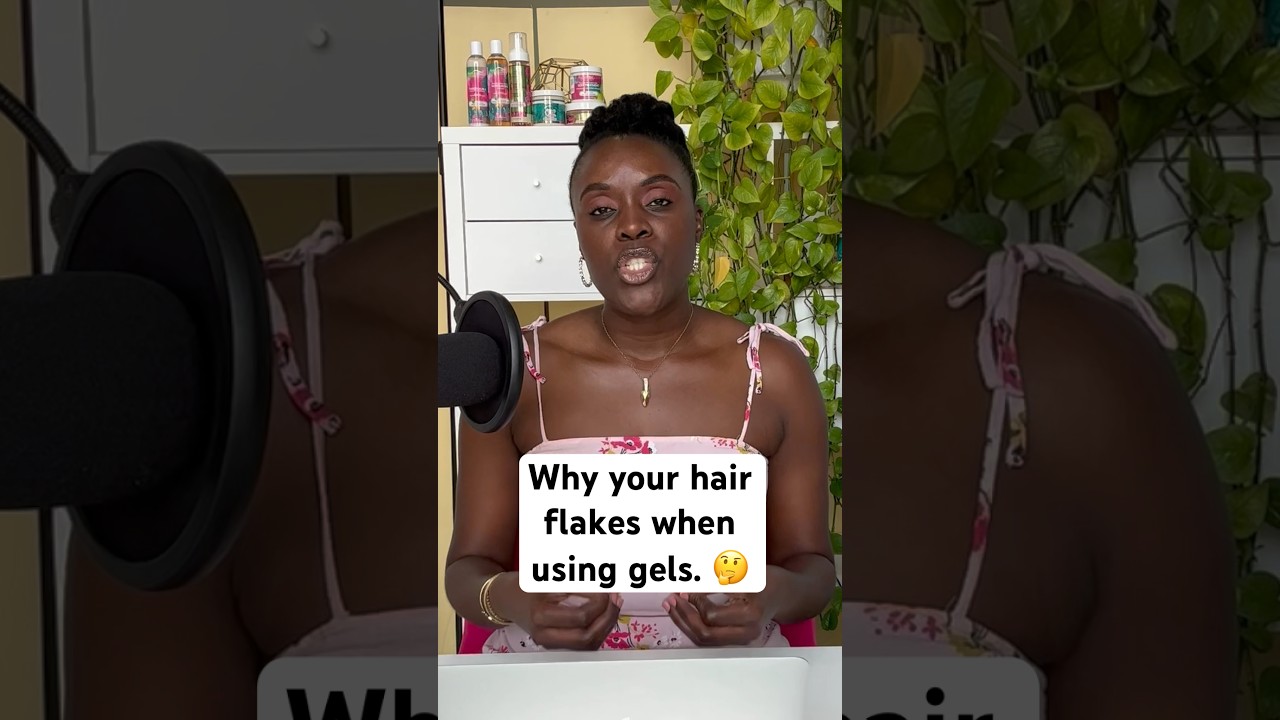 Why your hair flakes when using gel