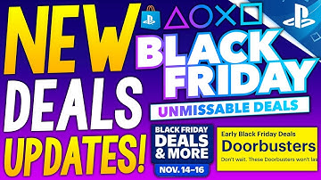 NEW PLAYSTATION BLACK FRIDAY 2025 UPDATES - PS5 Console Deals, New Early Access Sales/Deals + More!