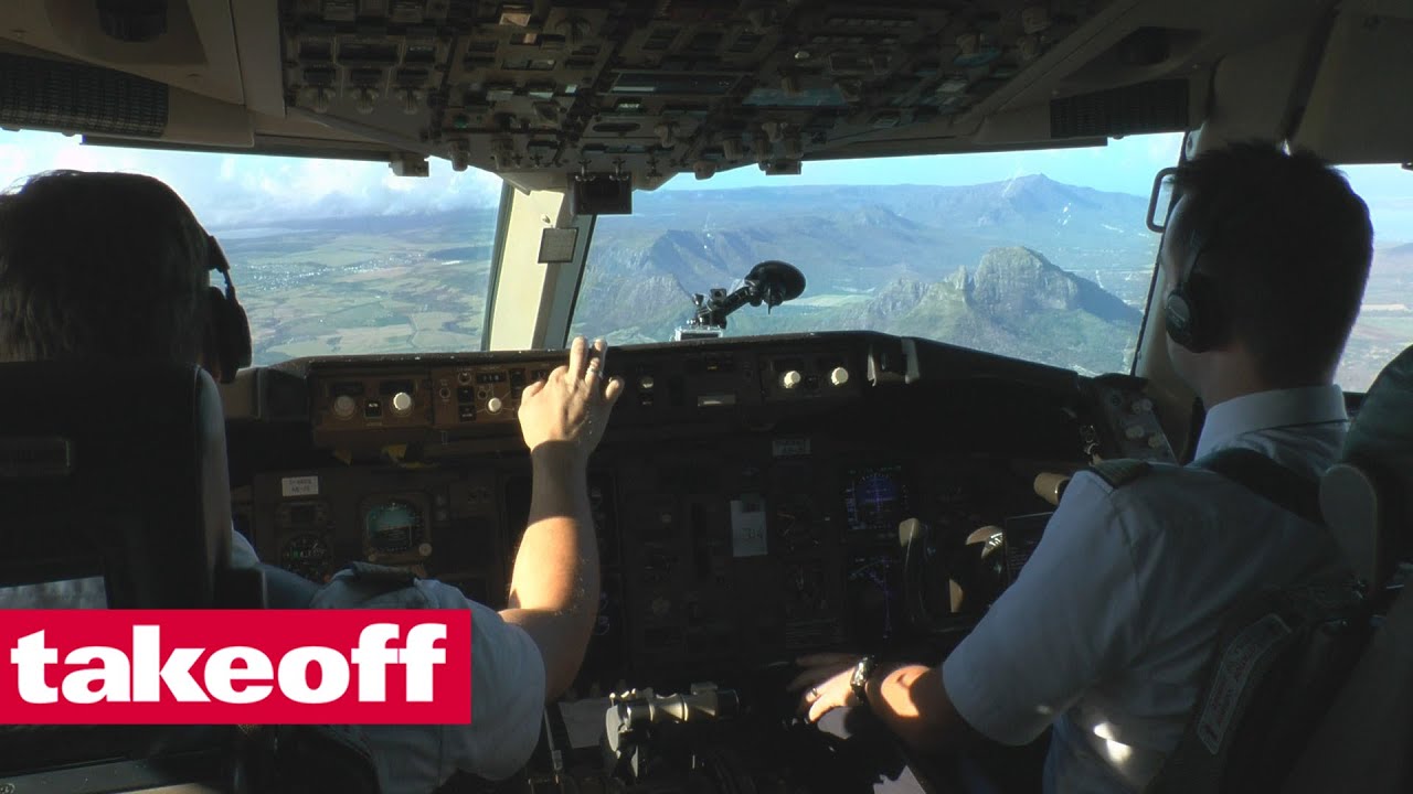 Condor Boeing 767 Frankfurt Mauritius Flight In The Cockpit With Audio Commentary Youtube
