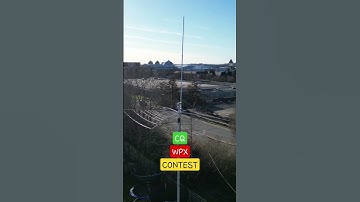 CQ WW WPX CONTEST #drone #vertical #hamradio #contest