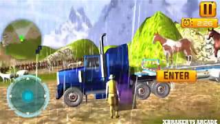 Horse Transport Truck Sim 19 | Rescue Thoroughbred - Android GamePlay HD screenshot 2