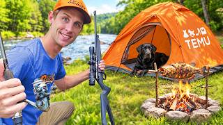 $500 TEMU Hunting and Fishing Survival Challenge! screenshot 1