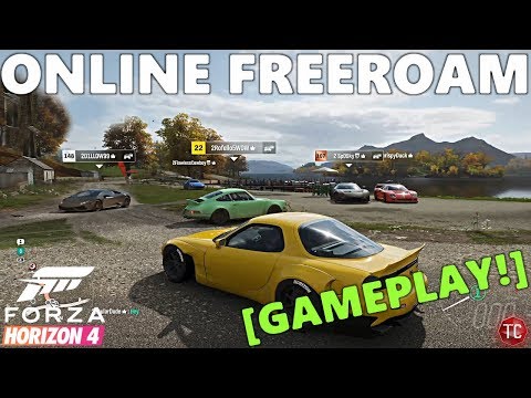 forza-horizon-4:-new-rocket-bunny-350z-and-fd-rx7!-drifting-and-freeroam-gameplay!!