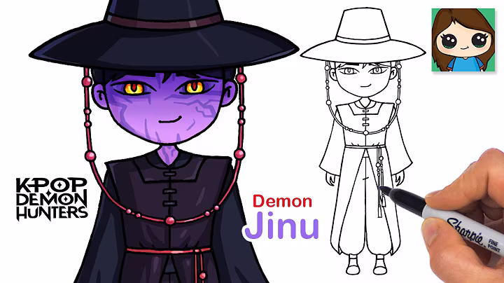 How to Draw Demon Jinu | KPop Demon Hunters