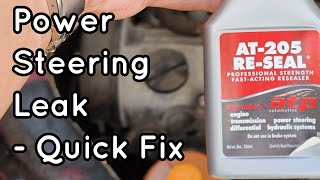 How to fix leaking Power Steering Fluid - Power steering fluid leaking #machinemods 