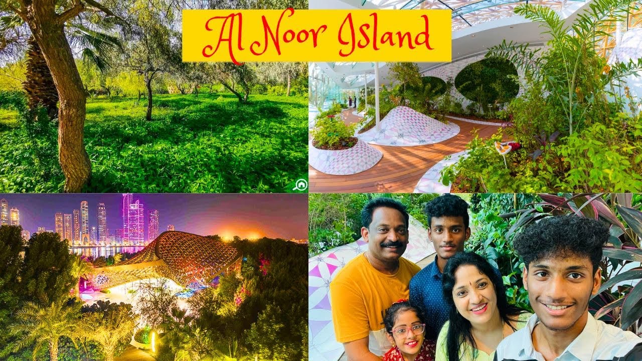 Al Noor Island & Butterfly Garden Sharjah Beautiful Manmade