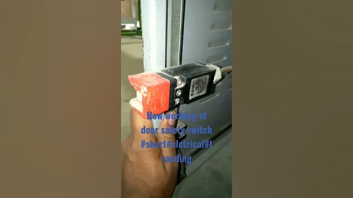 working of door safety switch #youtubeshorts #entertainment #education