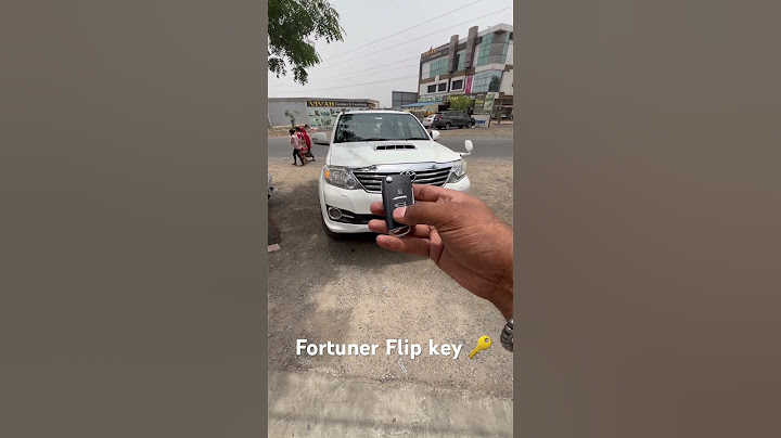 Fortuner flip key 🔑  upgrade your Key ￼🔑📦 #toyota #fortuner #modified #key #trending #shoerts
