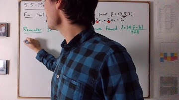 NYC - 5.5 - Example Of Distance Between Point and Hyperplane