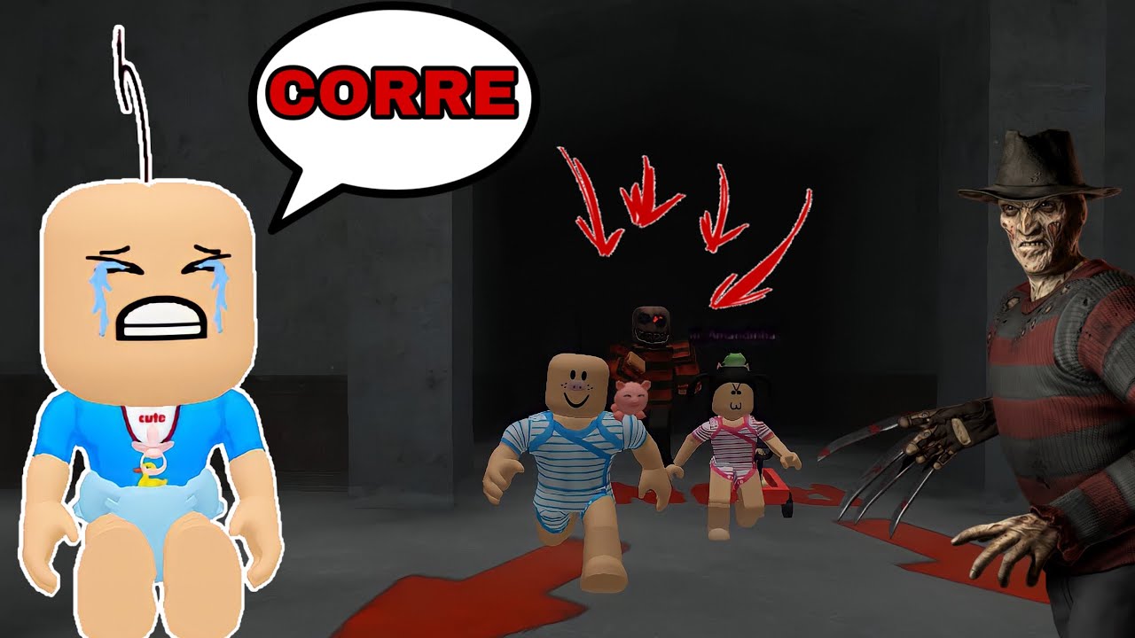 Roblox - ESCAPAMOS da MANSÃO DE HALLOWEEN do FREDDY (Escape Freddy's  Mansion)