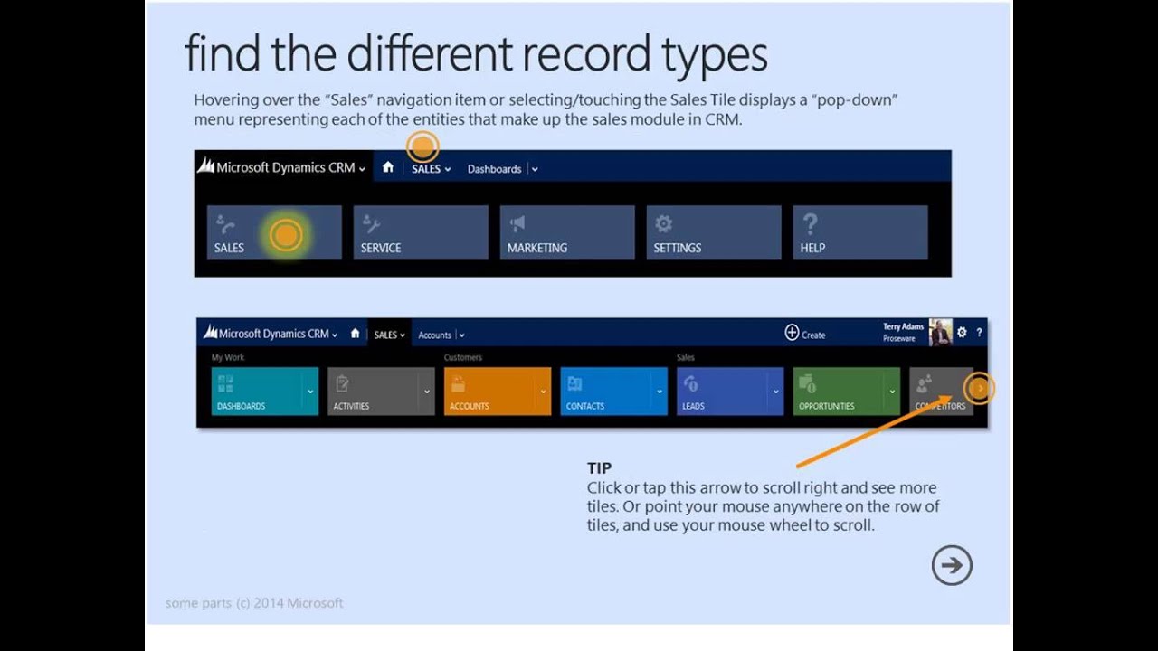 Microsoft Dynamics Crm 2013 Navigation Review Youtube