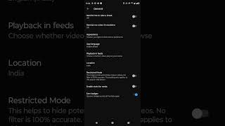 Restricted mode issue