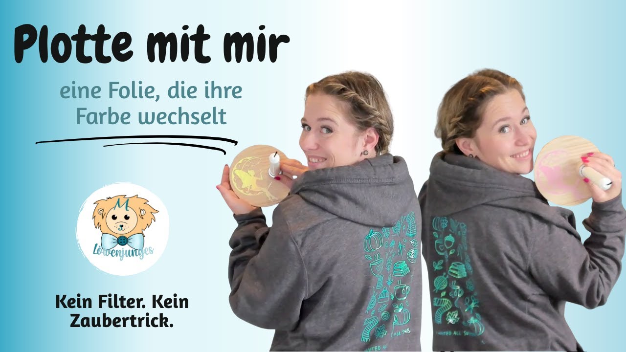 Farbwechsel Flexfolie – je mehr Bewegung, desto mehr Magie! ✨ Löwenjunges