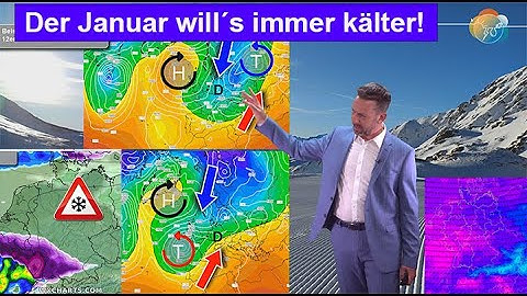 Der Januar will´s kälter! Das Mittel geht tief in den Winter! Wettervorhersage 29.12.2024-06.01.2025