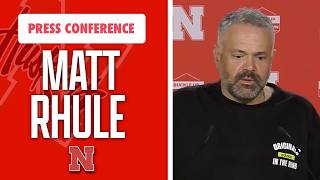 Nebraska Football Head Coach Matt Rhule meets with the media on Thursday I GBR